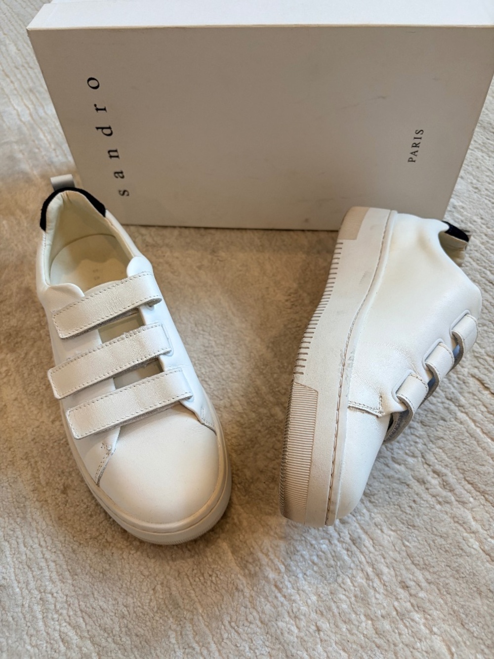 Sandro velcro sneakers